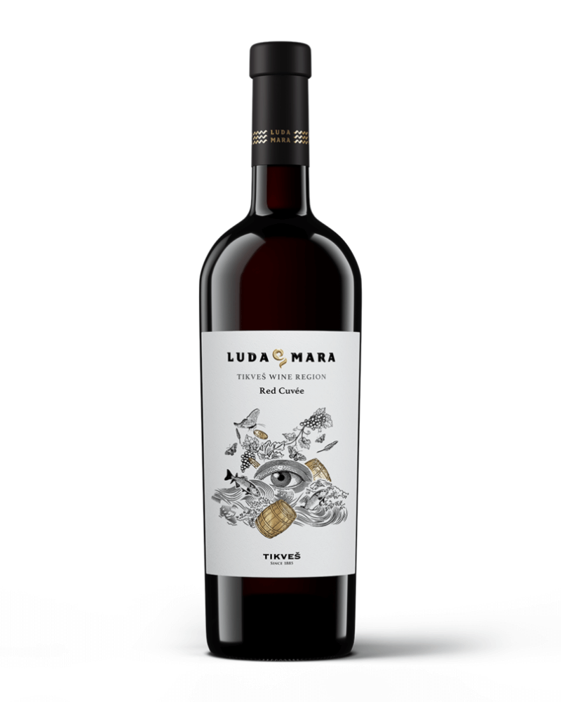 Fles luda mara red cuvee