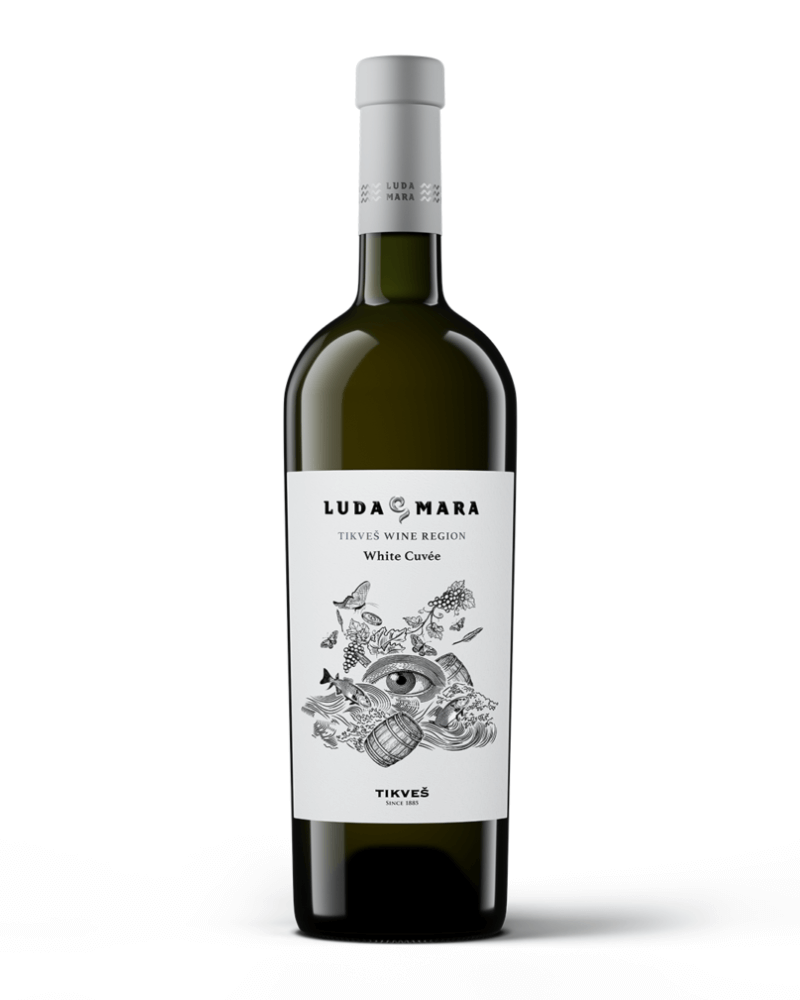 Fles luda mara white cuvee